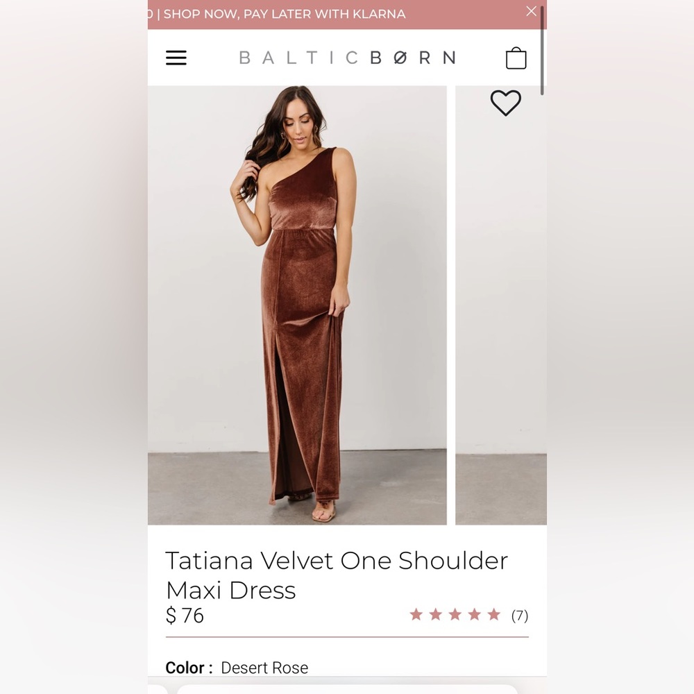 Tatiana Velvet One Shoulder Maxi Dress